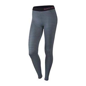 Nike Pro Hyperwarm Tights Grey Black
